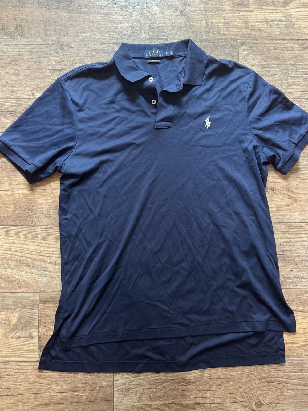 Pima Soft Touch Polo Ralph Lauren Men's Navy Classic Cotton Polo Shirt